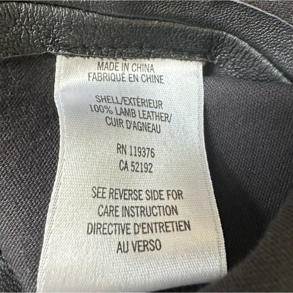 Helmut Lang Lamb Leather Leggings Pants Skinny Black Pull On Fall Size 4 Small - Picture 6 of 8